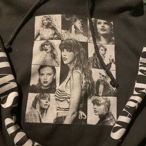 Taylor Swift Eras Tour Black Hoodie